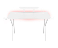 Genesis Biurko gamingowe HOLM 320 RGB białe - 1077883 - zdjęcie 1